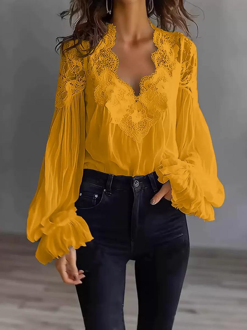 Blusa Elegance Lace Chic