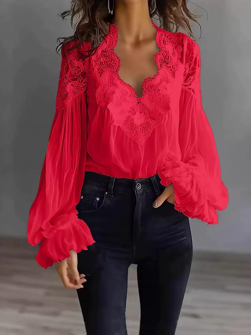 Blusa Elegance Lace Chic