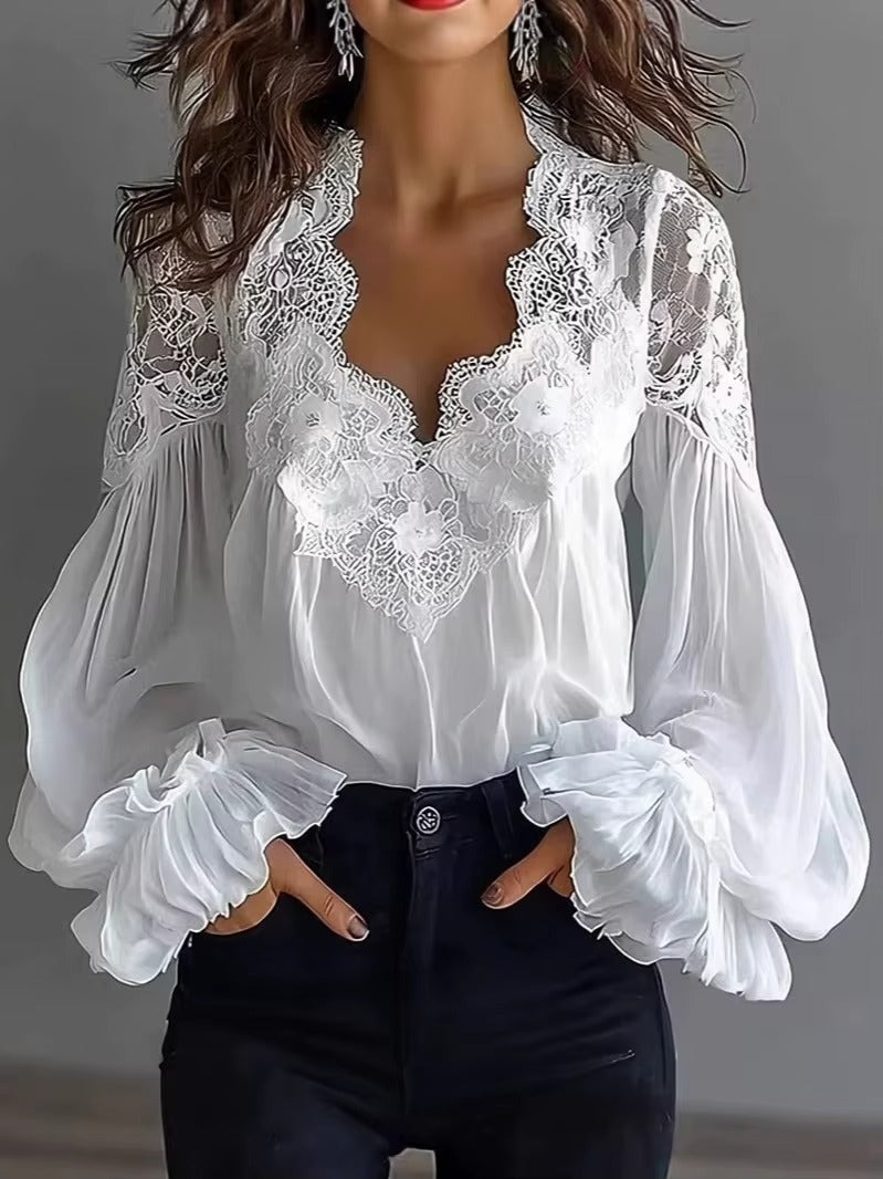 Blusa Elegance Lace Chic